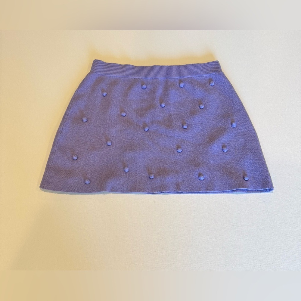 Sugar Thrillz Purple Textured Mini Skirt